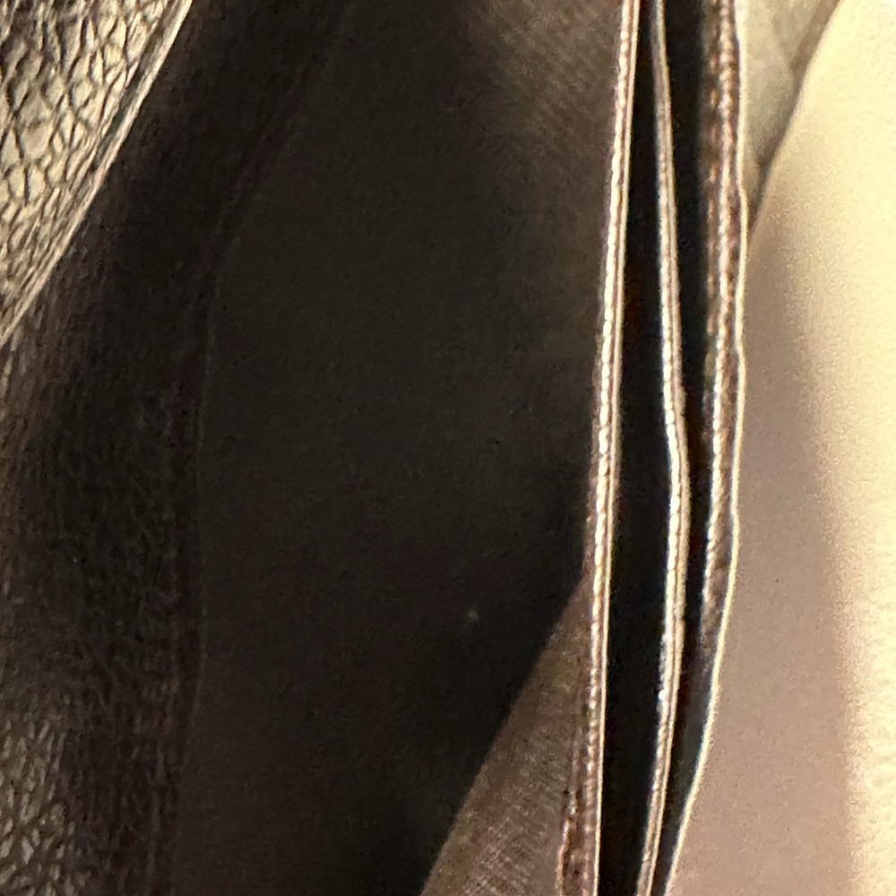 Bulgari Dark Chocolate Brown B Zero Bifold Leather Wallet Vintage - Picture 12 of 14